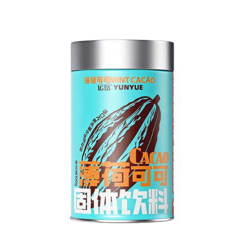 运岳薄荷可可粉100%未碱化天然生可可醇厚特浓薄荷味干净配方