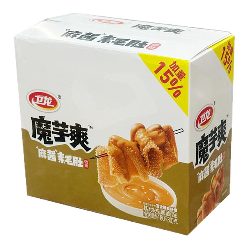 衛龍麻醬盒裝魔芋爽素毛肚