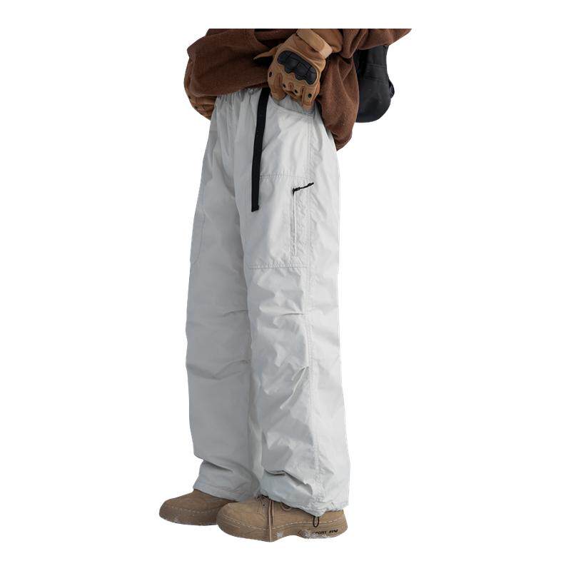 罗蒙男士羽绒裤户外防风保暖工装裤冬季新款加厚休闲滑雪冲锋裤子