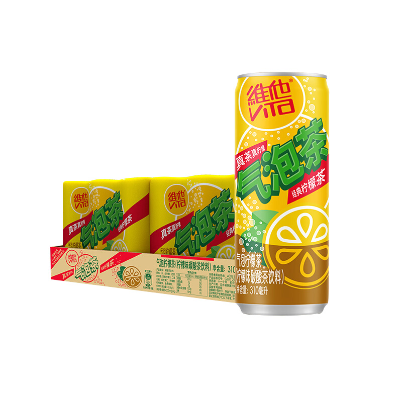 维他柠檬味碳酸茶饮料
