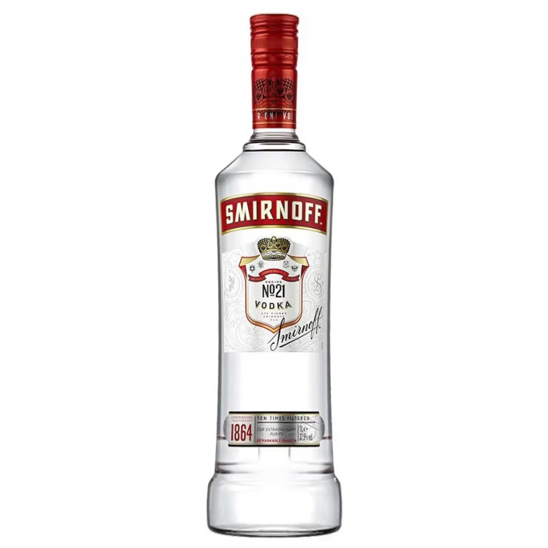 【国行】斯米诺伏特加 smirnoff 红牌伏特加 皇冠 进口洋酒鸡尾酒