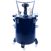 台湾气动压力桶不锈钢喷胶罐喷漆压力罐自动搅拌油漆下出料涂料机