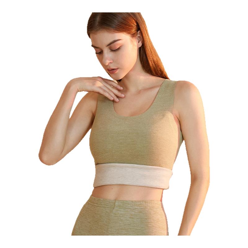 俞兆林羊毛蚕丝保暖背心