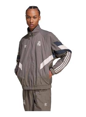 Adidas阿迪达斯男装2025秋季新款皇马足球休闲文化运动外套JI9479