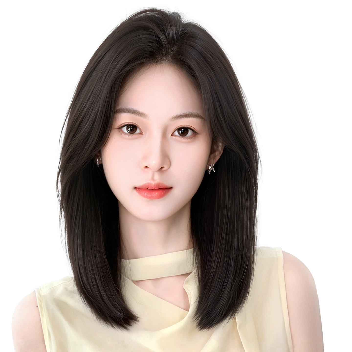 【羽感呼吸网】头顶全真发补发片