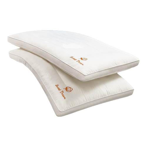 洁丽雅枕头低枕儿童小枕头一对