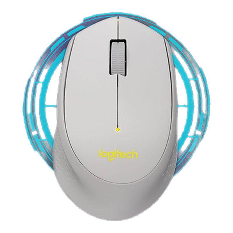 罗技M330静音无线鼠标笔记本台式电脑办公家用 无声滑鼠 M280鼠标