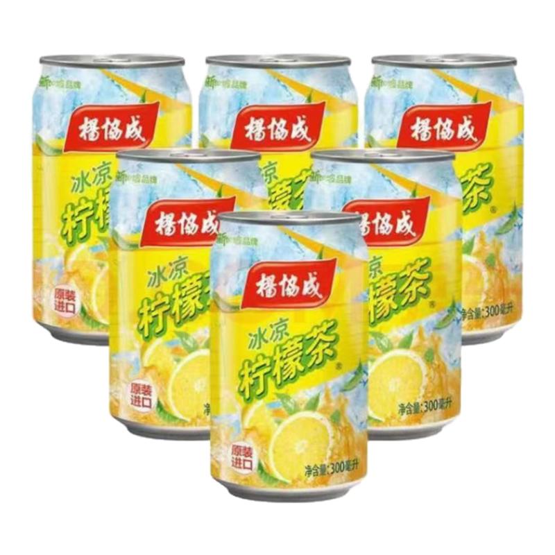 300ml*6罐 杨协成冰凉柠檬茶 300ml*6罐 冰凉解渴夏日饮品-CL