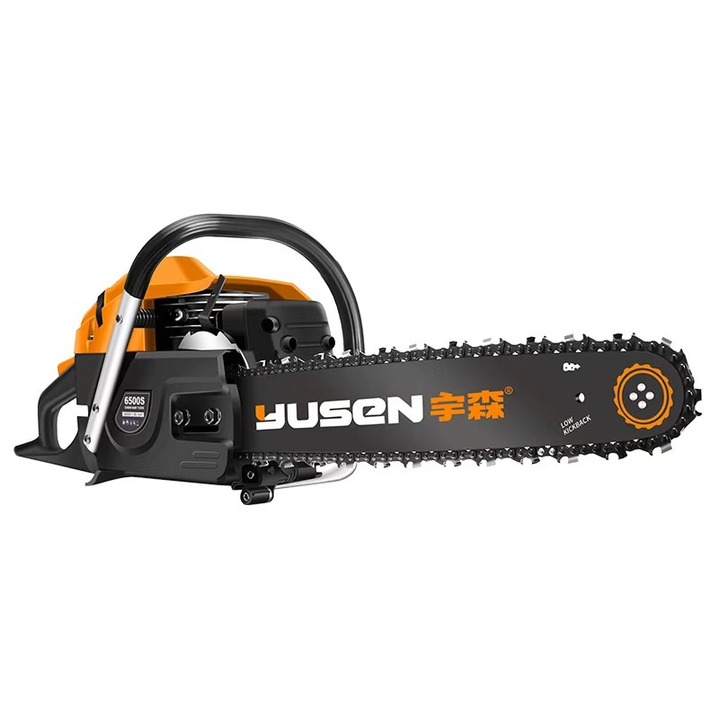 宇森6500S油锯伐木锯二冲程汽油链锯小型轻便家用户外竹木单手锯