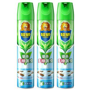 超威灭害灵杀虫剂气雾剂家用室内厕所去蟑螂蚊子跳蚤苍蝇喷雾官方