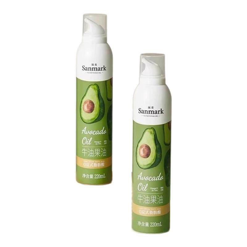Sanmark晟麦牛油果油喷雾油220ml健身轻食高营养健康食用油鳄梨油,粮油调味/速食/干货/烘焙,牛油果油,淘宝优惠券,粉丝福利购,淘宝优惠卷
