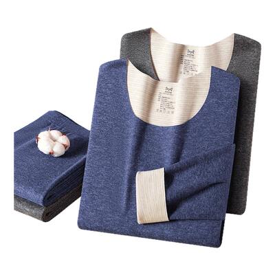 猫人保暖内衣男款加厚加绒