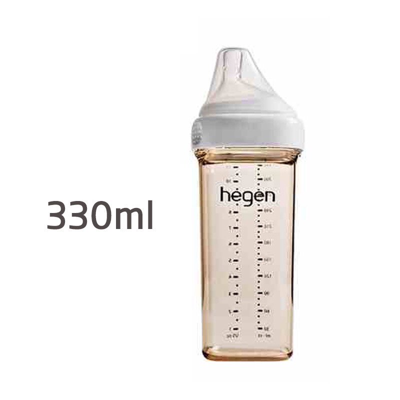 HEGEN赫根朱珠推荐新生婴儿专用奶瓶奶嘴ppsu防胀气宽口径防呛