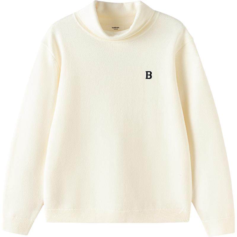 巴拉巴拉儿童针织衫男童女童高领毛衣秋冬款童装大童宝宝条纹上衣,童装/婴儿装/亲子装,毛衣/针织衫,淘宝优惠券,粉丝福利购,淘宝优惠卷