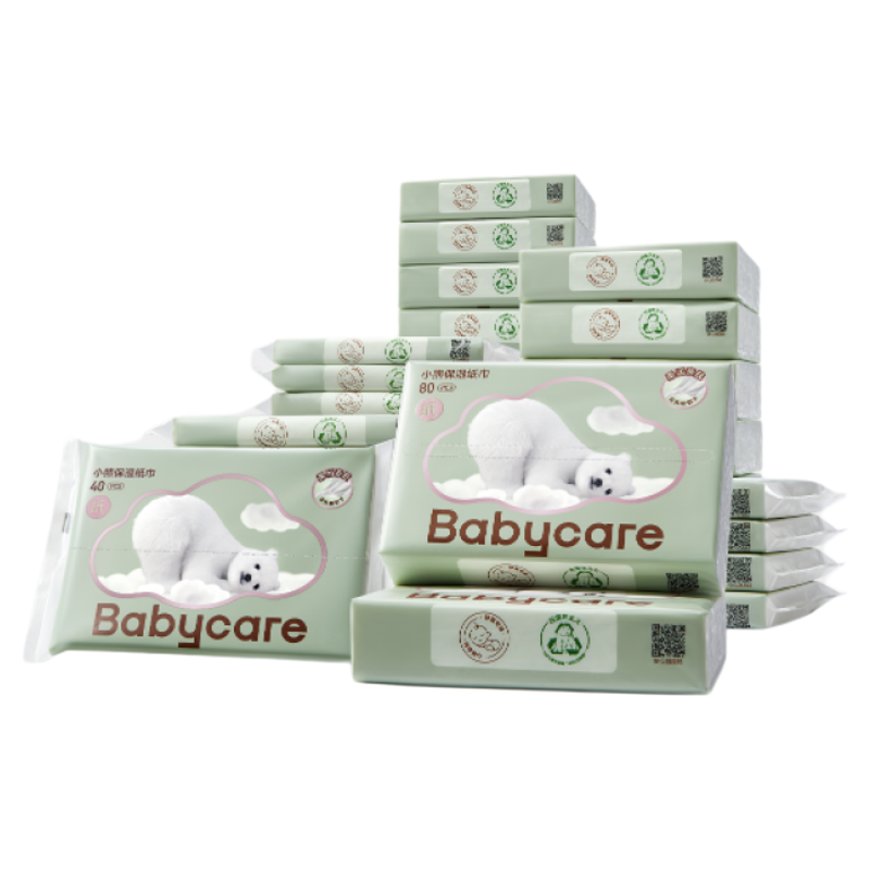 babycare便携保湿柔纸巾