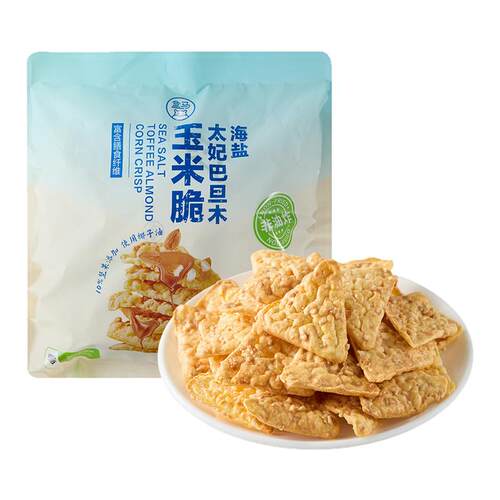 盒马  海盐太妃巴旦木玉米脆 480g