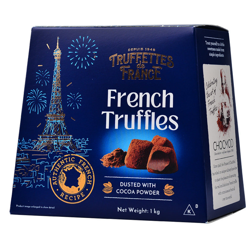 包邮法国truffles松露巧克力进口原味黑巧送礼物情人节礼1kg