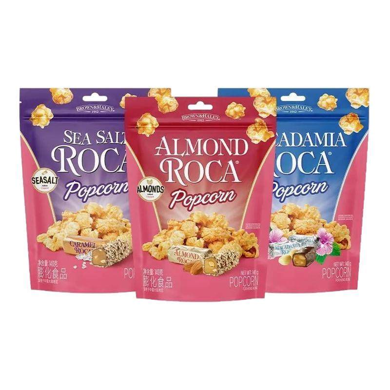 乐家太妃黄油爆米花140g大袋装扁桃仁海盐味解馋老式网红零食小吃,零食/坚果/特产,膨化食品,淘宝优惠券,粉丝福利购,淘宝优惠卷