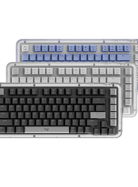 罗技琥珀系列K75M无线蓝牙机械背光客制化键盘办公游戏233