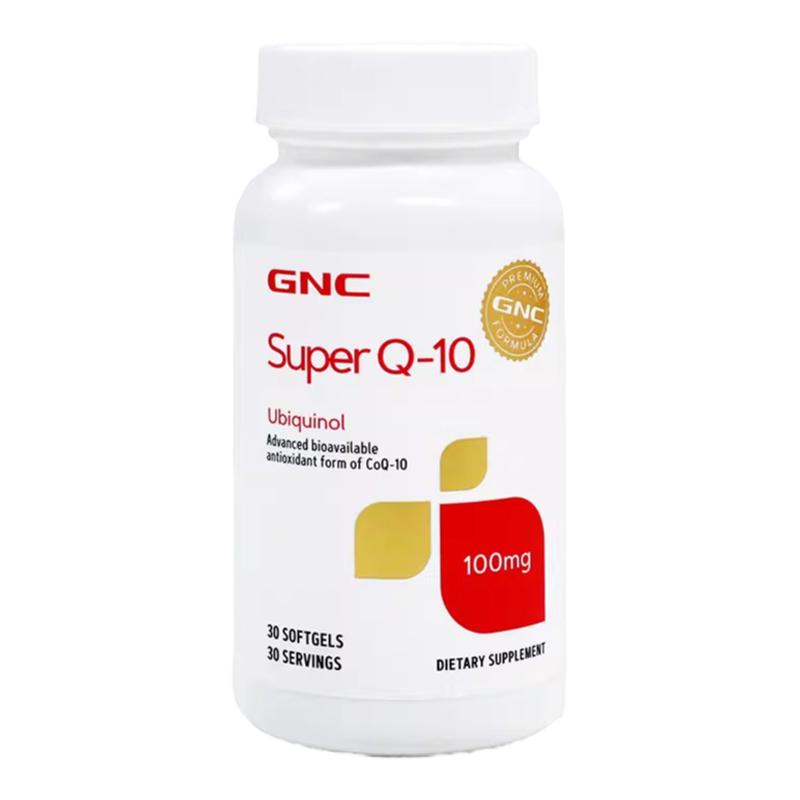 GNC还原型辅酶Q10呵护心脑100mg