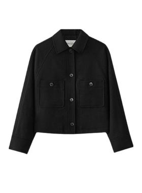 【自营】Marc O'Polo【商场同款】经典小方领短箱型羊毛外套女