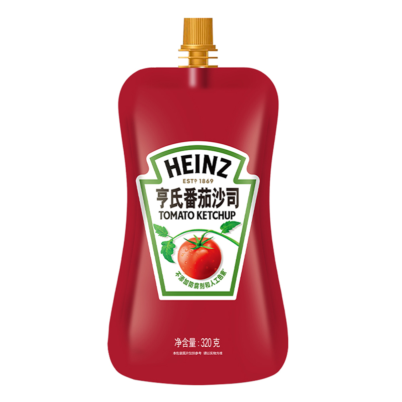 亨氏立袋番茄沙司手抓饼蔬菜沙拉
