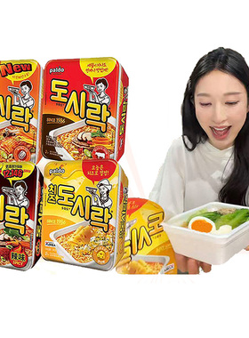 热巴同款】韩国paldo八道泡面芝士泡菜辣牛肉碗面速食泡面方便面