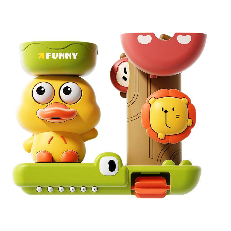 宝宝洗澡玩具儿童浴室玩水戏水泡澡小黄鸭婴儿花洒喷水转转乐水车