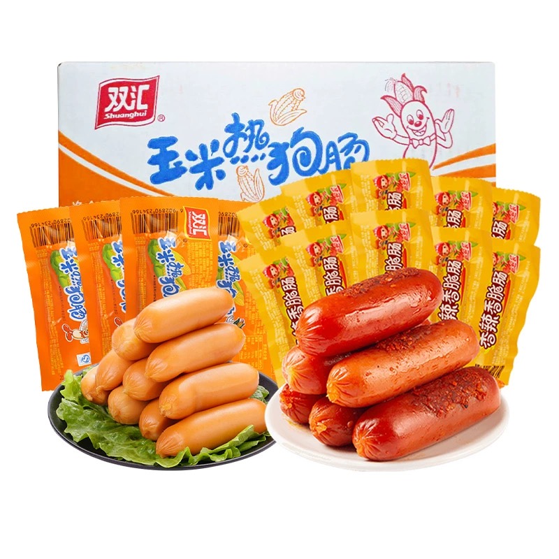 双汇玉米热狗肠香辣肠32g整箱
