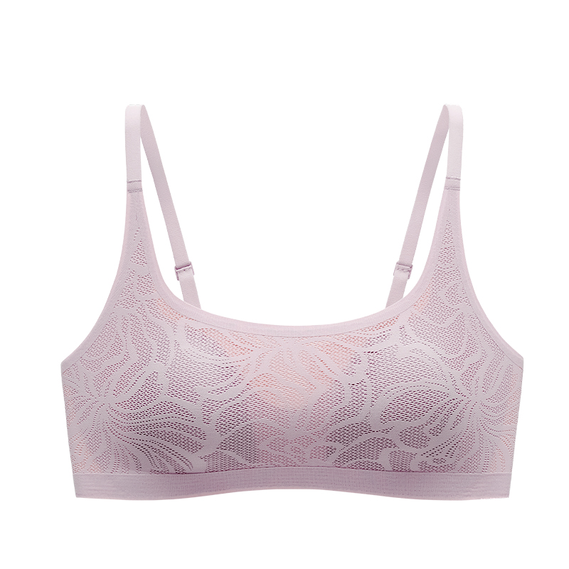 【飞机小耳朵】伊维斯无钢圈文胸 显瘦小耳朵新品无痕蕾丝内衣女
