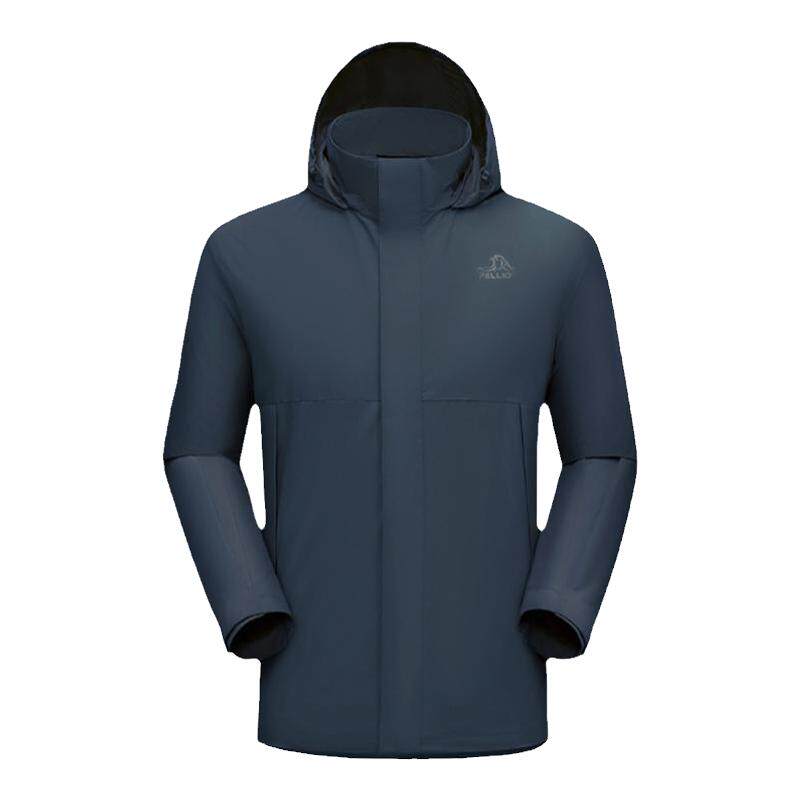 伯希和户外软壳衣男士新款防风运动上衣连帽徒步登山服休闲衣外套