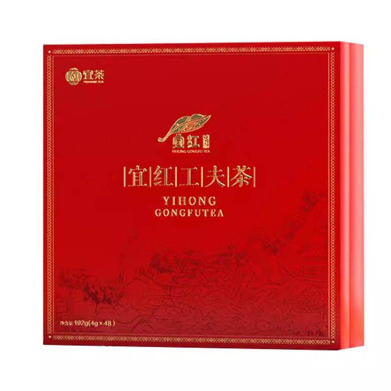 线下同款·湖北特产宜红工夫茶高山蜜香红茶特级礼盒192g送礼自饮,茶,特色产区红茶,淘宝优惠券,粉丝福利购,淘宝优惠卷