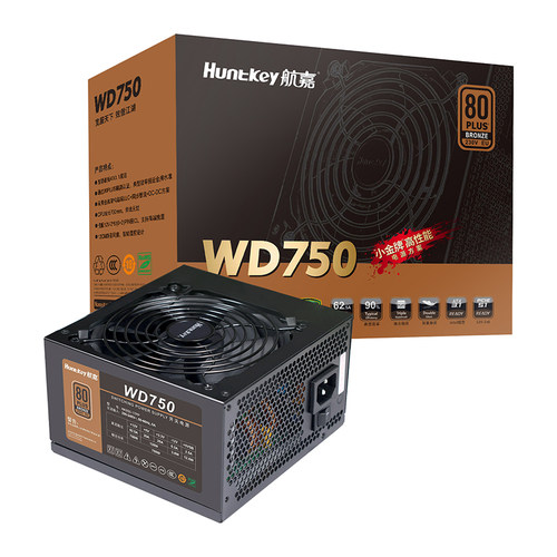 航嘉电源WD750铜牌电源80PLUS