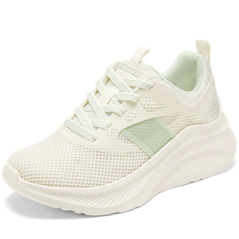 斯凯奇休闲运动鞋厚底白鞋松糕鞋