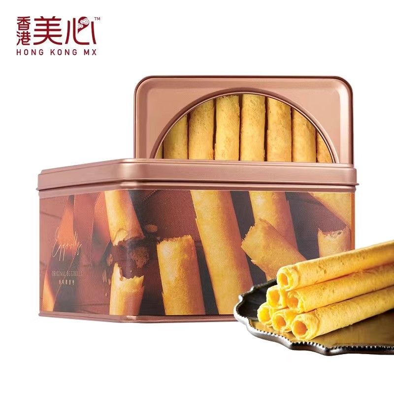 香港美心鸡蛋卷448g原味礼盒零食饼干黄油曲奇零食节日高档送礼品