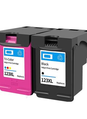 适用惠普123墨盒xl可加墨HP2130 2132 2131 1112 1111 2620 2621 2630 2632打印机5020 5255墨盒黑彩色墨水盒