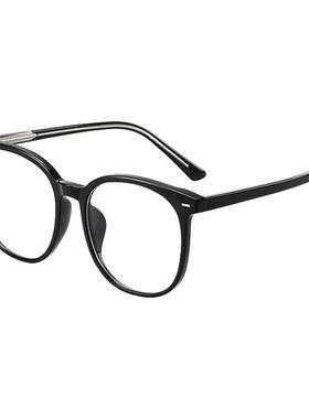 FENCH大黑框近视眼镜女素颜神器抗蓝光无度数平光眼睛大脸高级感