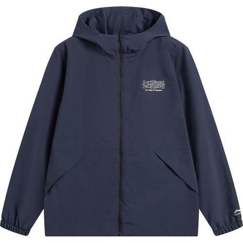 李宁学院风情侣运动外套