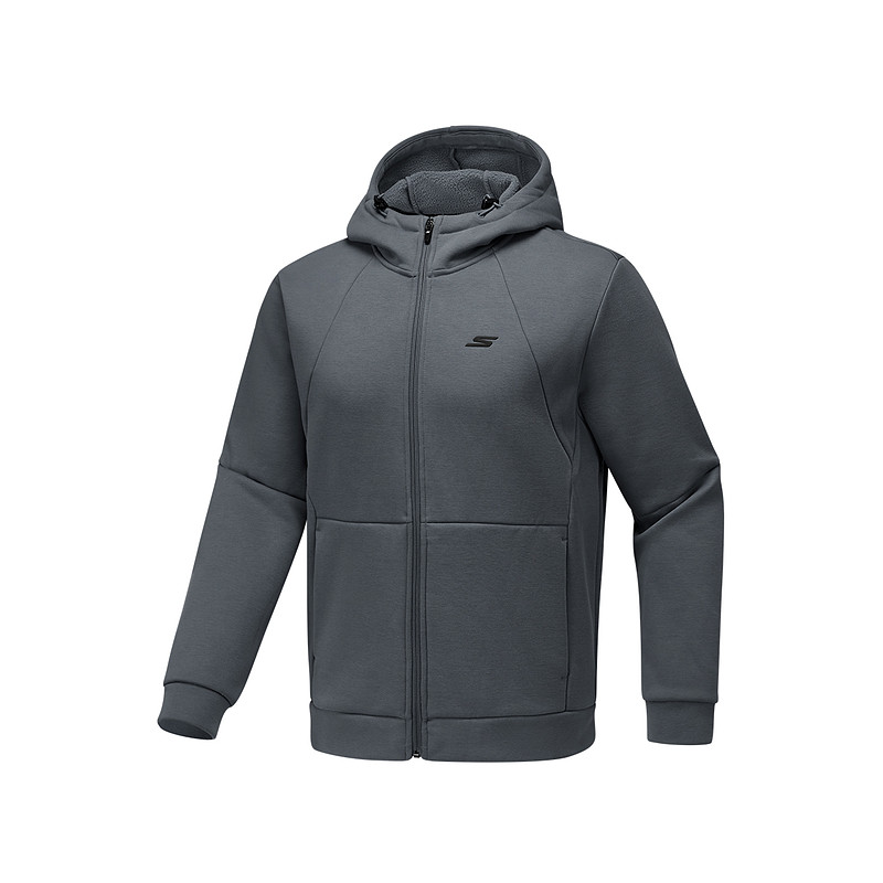 Skechers斯凯奇秋冬新品男士连帽针织外套 保暖舒适,运动服/休闲服装,运动茄克/外套,淘宝优惠券,粉丝福利购,淘宝优惠卷