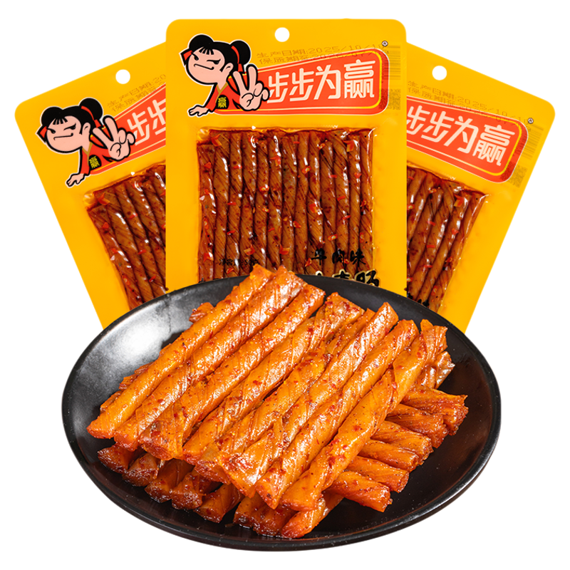 步步为赢牛汁素肠麻辣豆筋