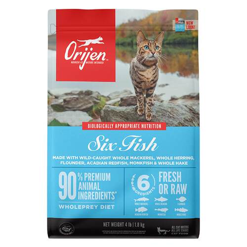 【百亿补贴】orijen渴望六种鱼猫粮美毛全价成猫幼猫粮官方正品