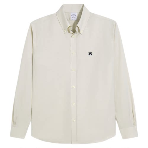 布克兄弟男士牛津纺长袖衬衫