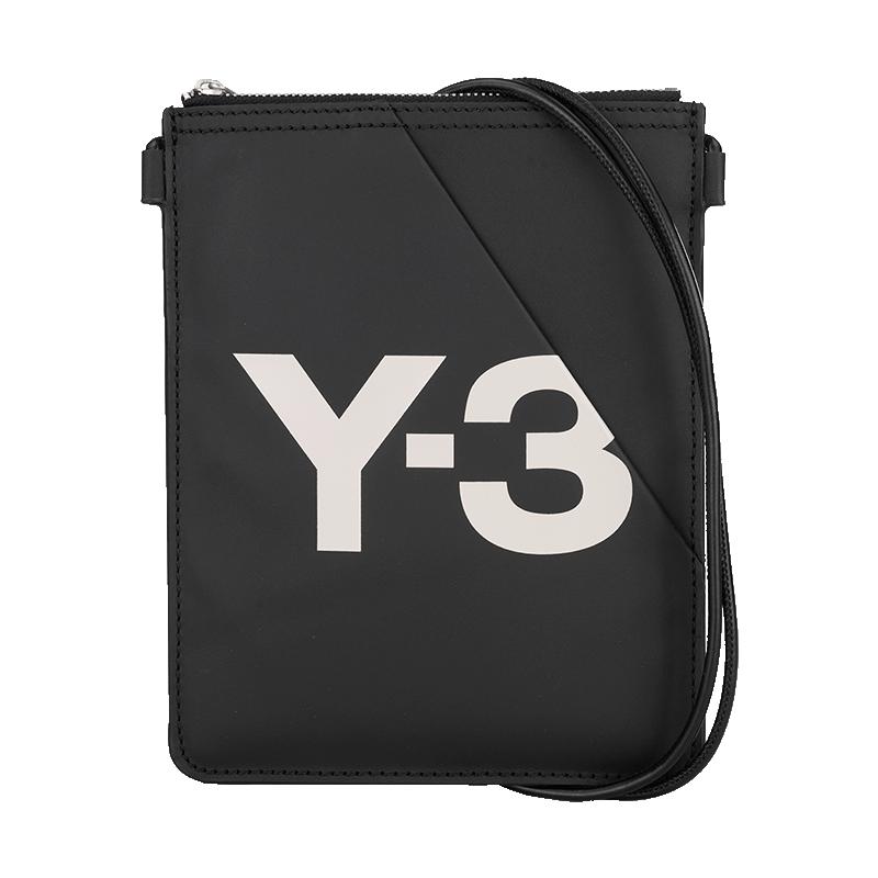 Y-3经典字母logo印花斜挎包男女