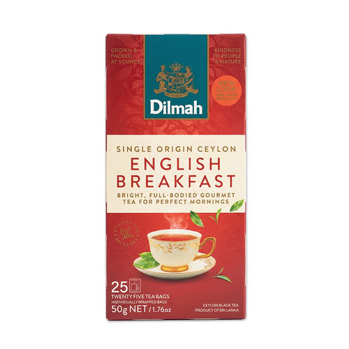 迪尔玛进口英式早餐茶25袋独立包