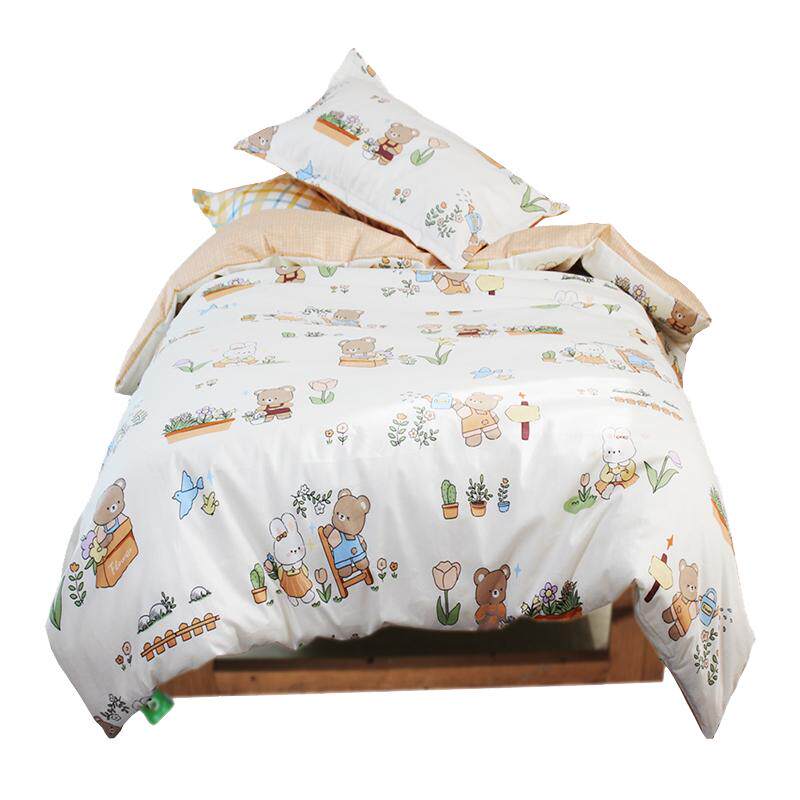 可定做儿童宝宝纯棉被套幼儿园被罩婴儿床垫被套单件幼儿园褥子套