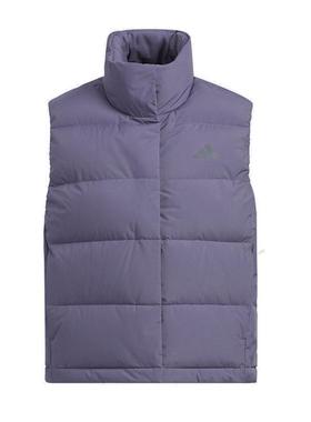 Adidas阿迪达斯女装2025冬季新款W HELIONIC VEST羽绒马甲KQ5534