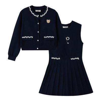 【抗静电】PawinPaw卡通小熊童装26年新款女童女宝宝套装裙两件套