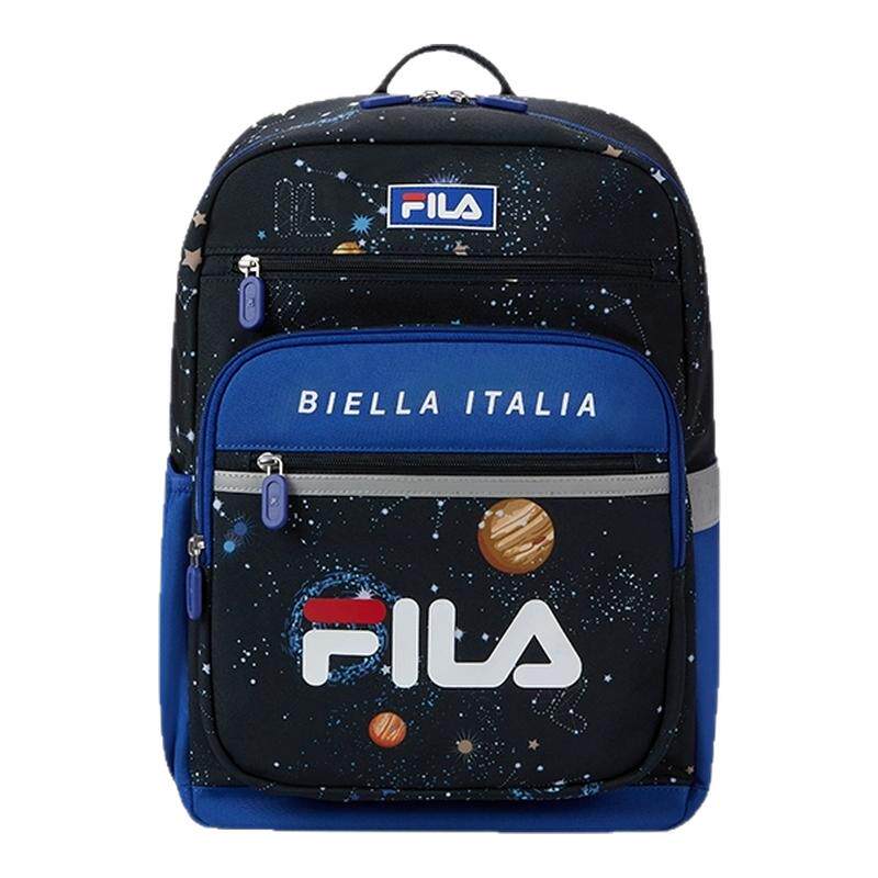 FILA斐乐儿童书包夏季款护脊减负一到三到六年级小学生大容量背包