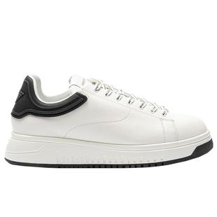 阿玛尼EA X4X264 男士 低帮鞋 XN001 厚底增高真皮小白鞋 Armani