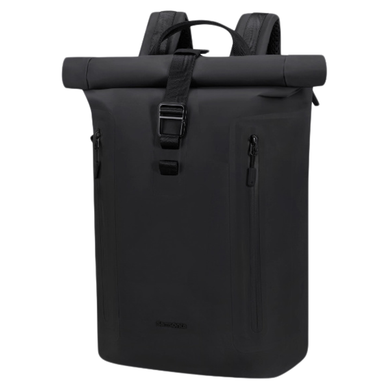 新秀丽卷顶可扩容双肩包休闲户外